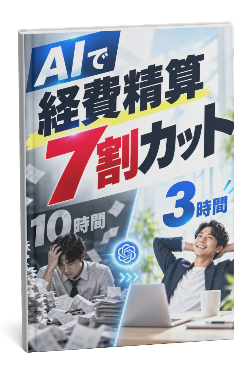経費精算に追われる管理職へ。AIで作業時間を7割カット